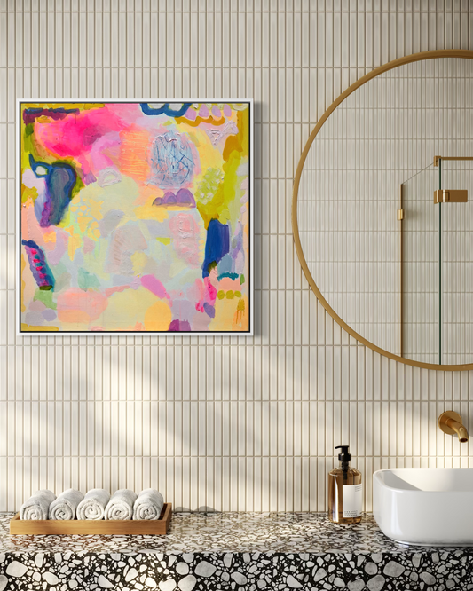 Summer Sorbet: 1   82cm x 82cm