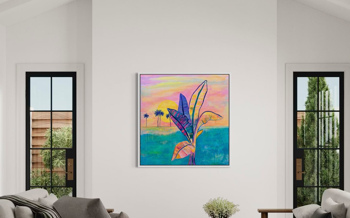 Between Sun And Sea  123cm x 123cm