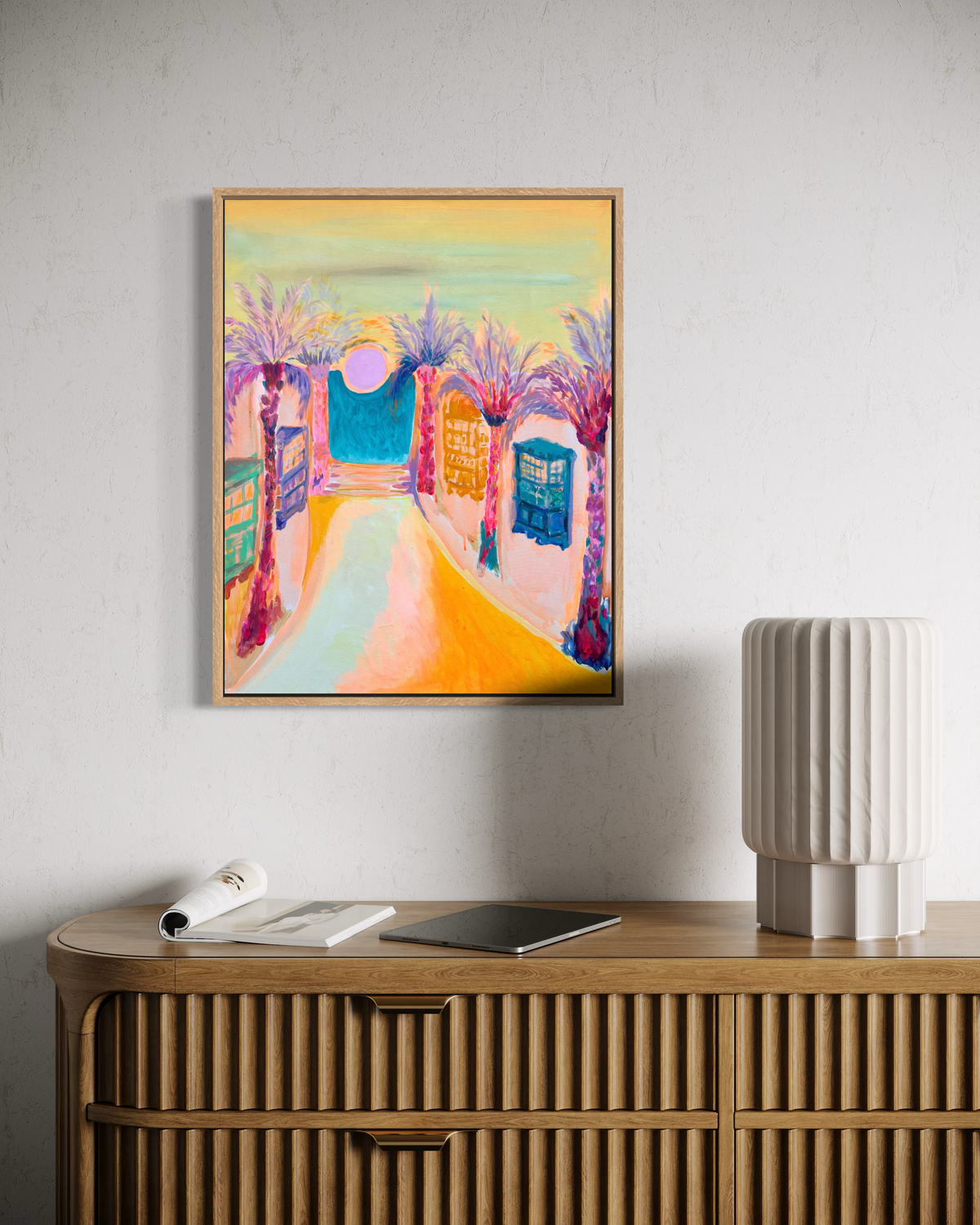 Rainbow Gallariji At Sundown 56cm x 72cm