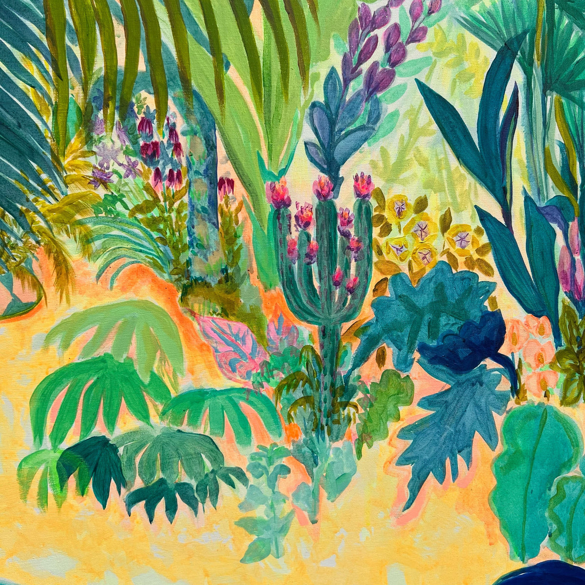 Beyond The Balcony 123cm x 123cm