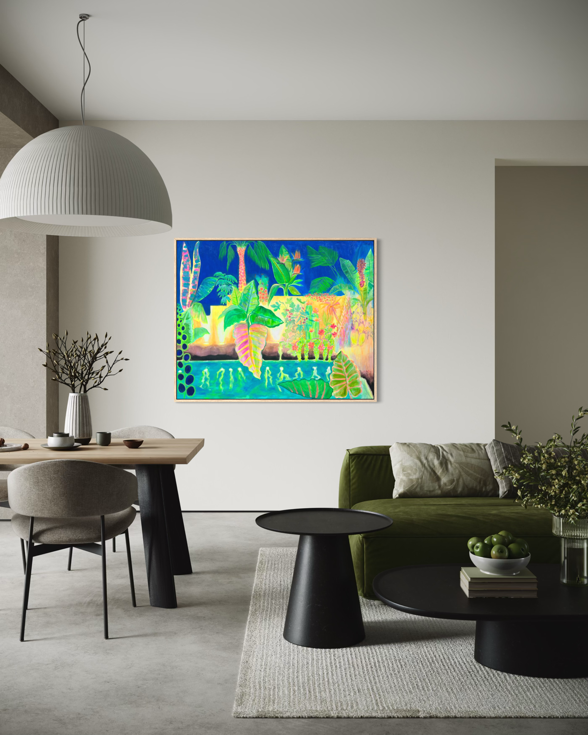 ‘Nightfall Glowpool’ 122cm x 153cm - Kathryn Sillince Artist