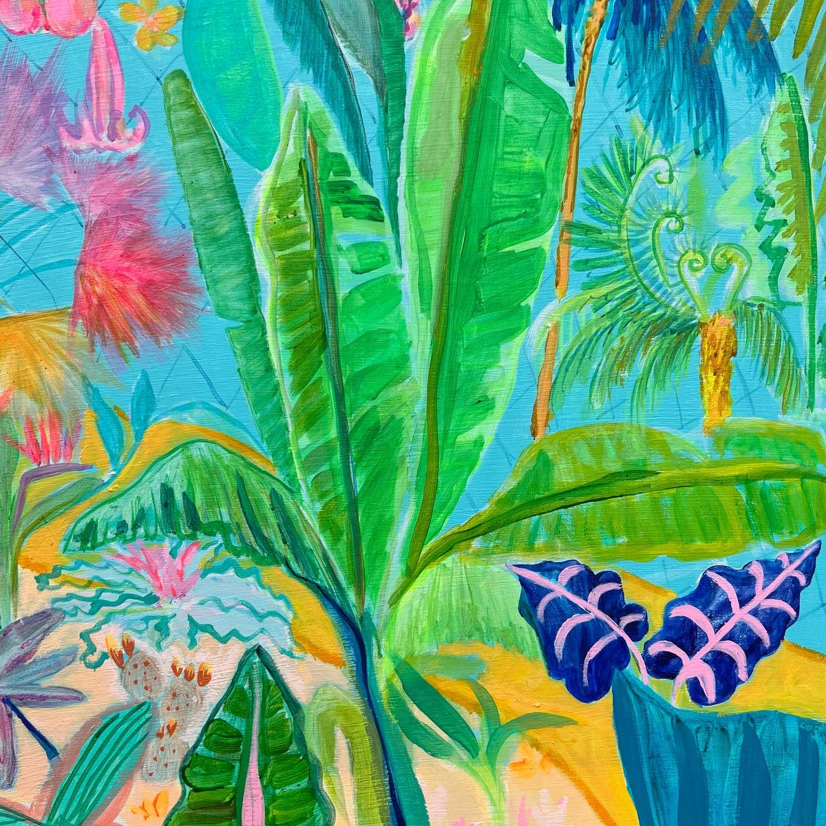 The Path Into The Canopy   102cm x 56cm