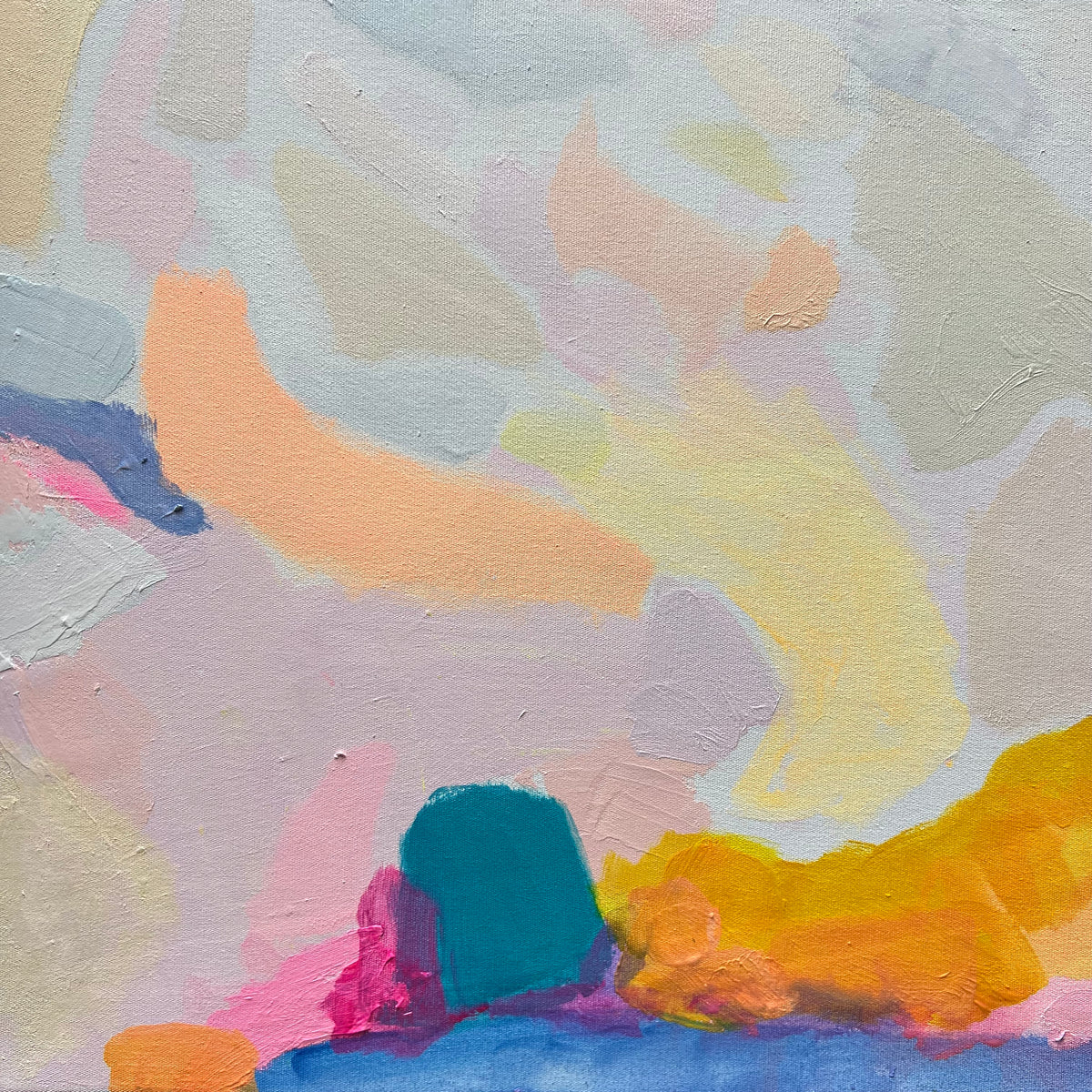 Summer Sorbet: 2   80cm x 80cm