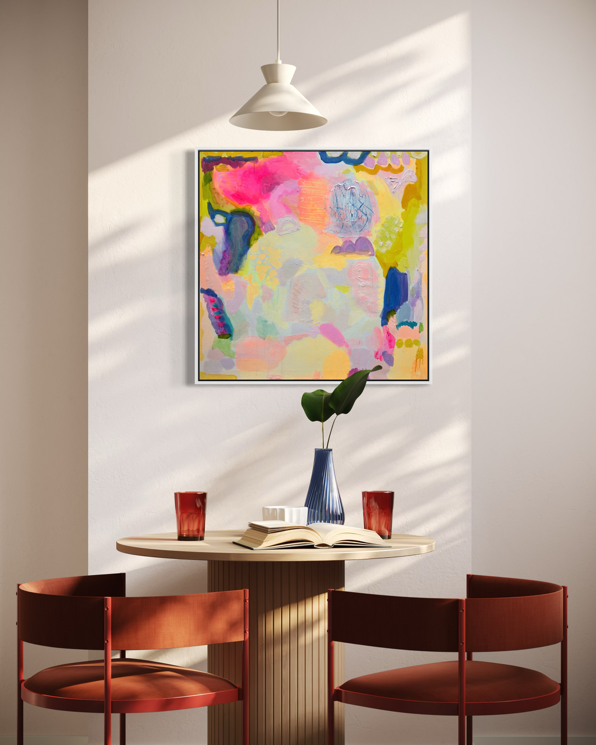 Summer Sorbet: 1   82cm x 82cm