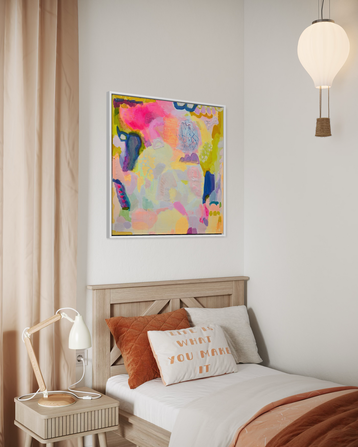 Summer Sorbet: 1   82cm x 82cm