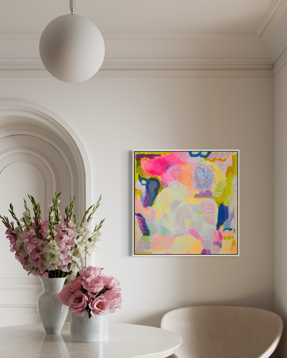 Summer Sorbet: 1   82cm x 82cm