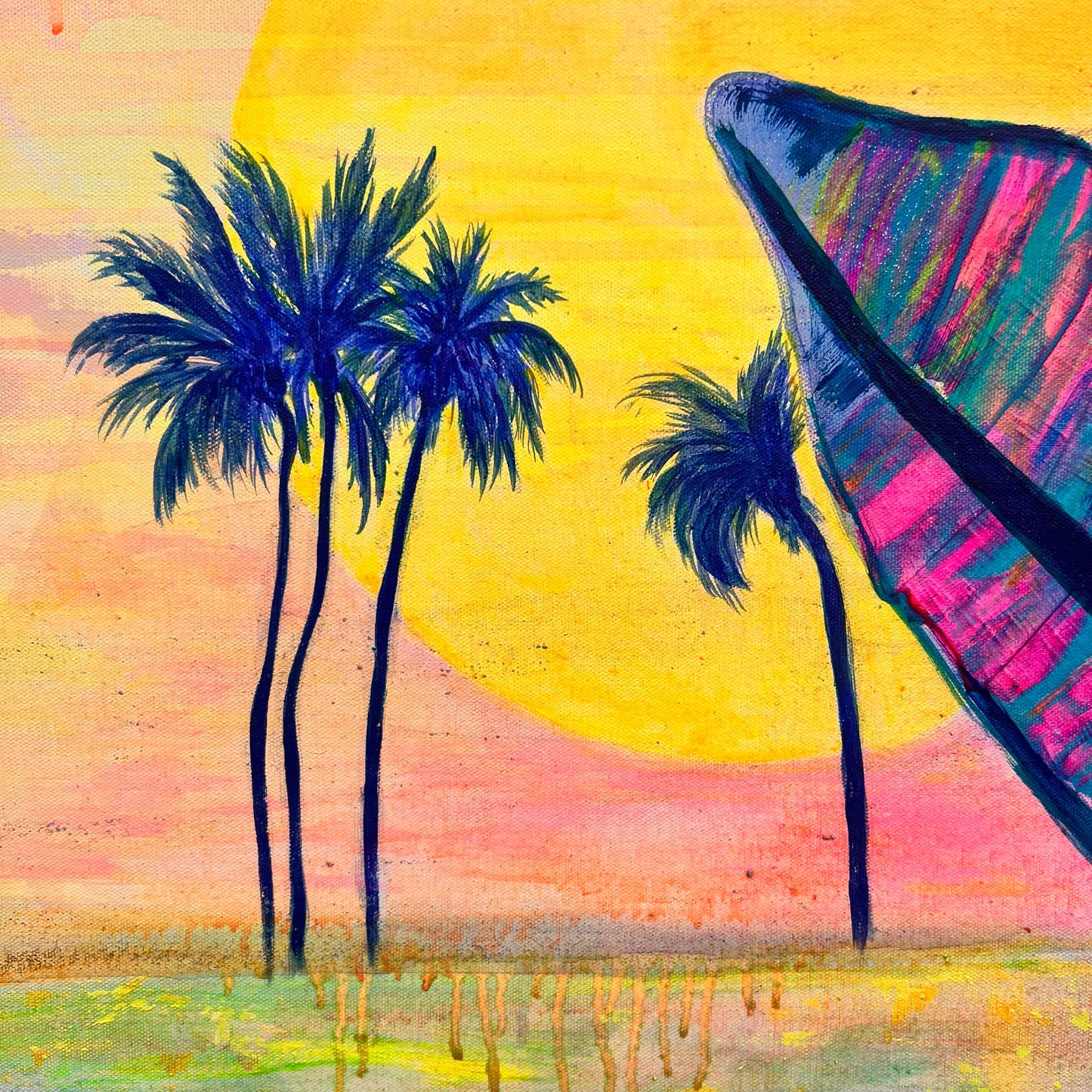 Between Sun And Sea  123cm x 123cm