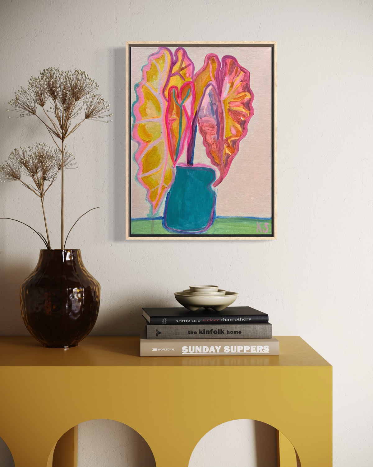 Living My Best Leaf: 4    30cm x 40cm