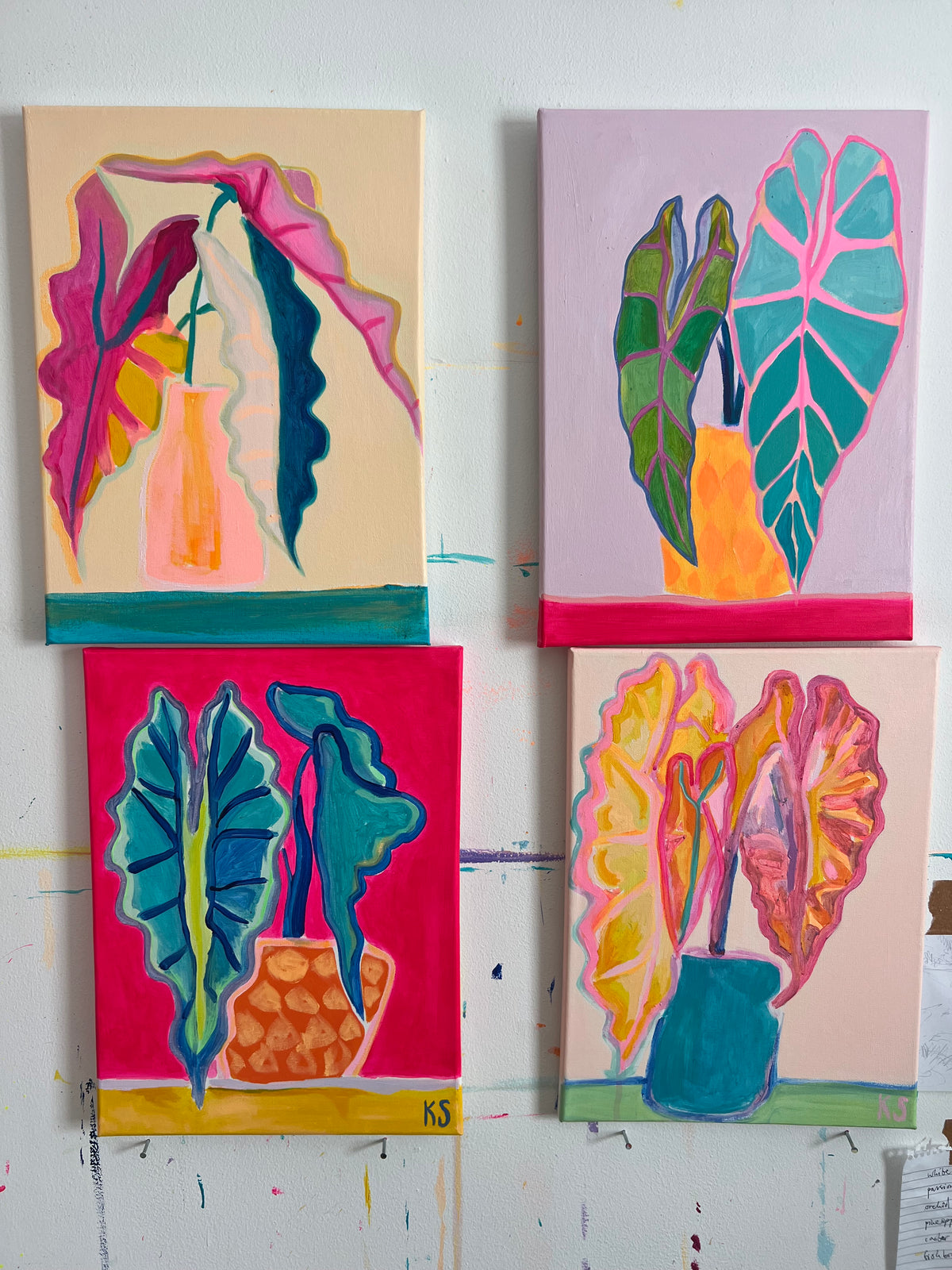 Living My Best Leaf: 4    30cm x 40cm