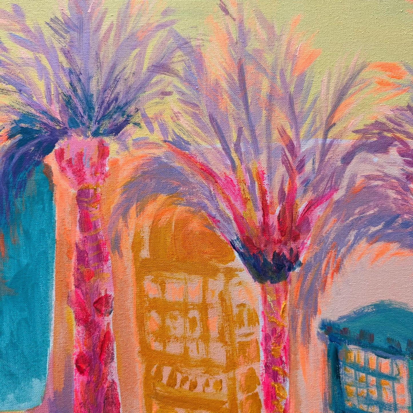 Rainbow Gallariji At Sundown 56cm x 72cm