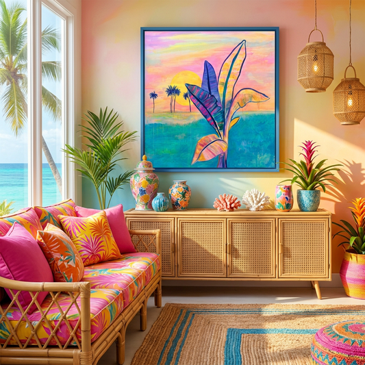 Between Sun And Sea  123cm x 123cm