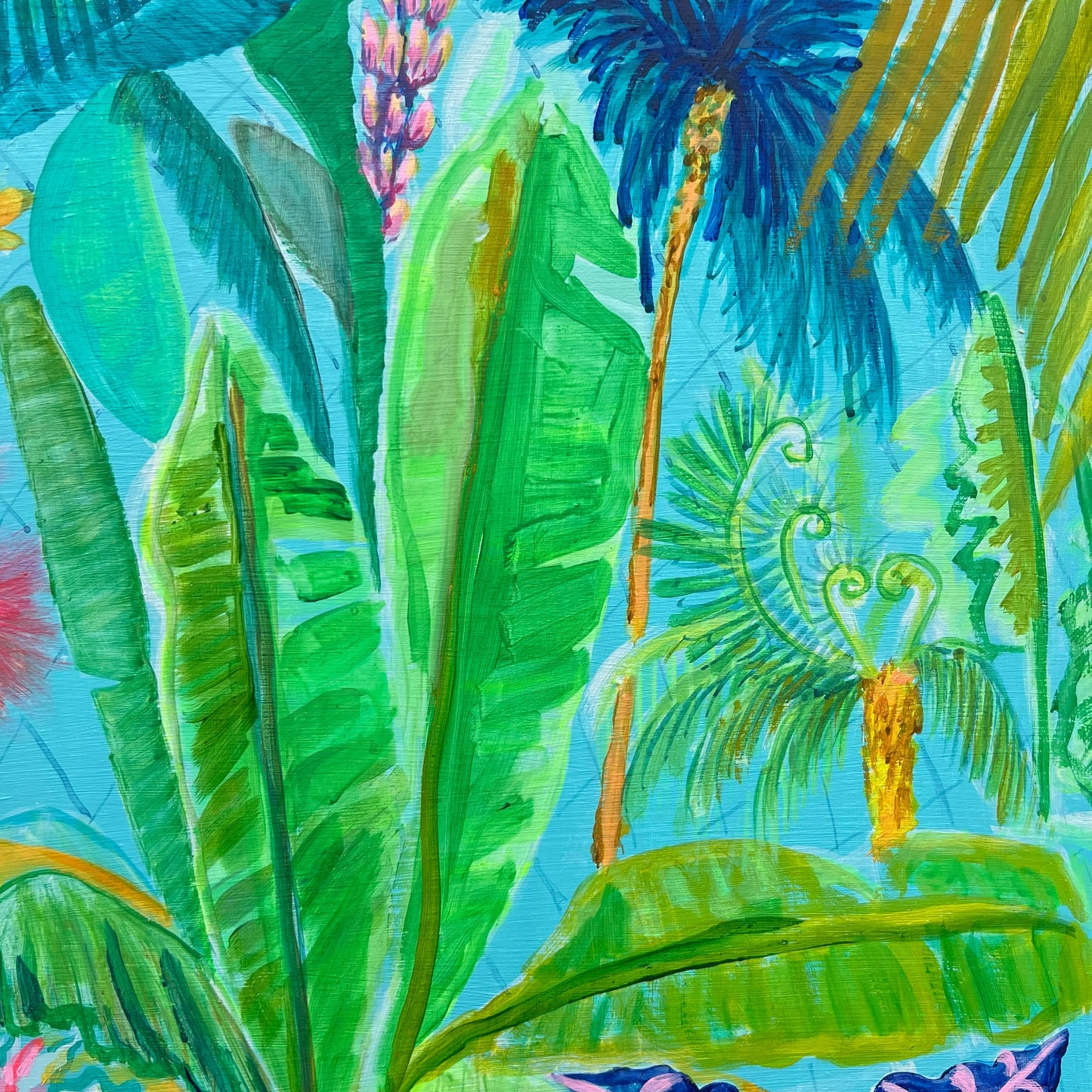 The Path Into The Canopy   102cm x 56cm