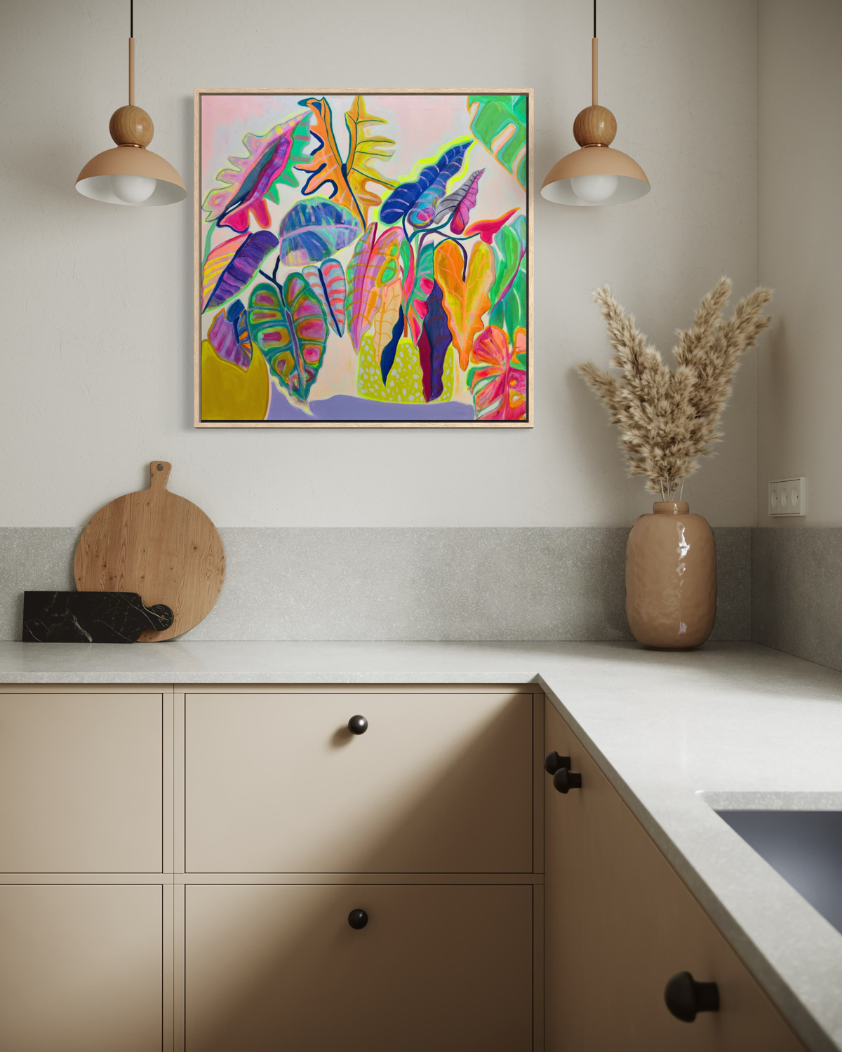 'Alocasia Revelation' print - Kathryn Sillince Artist