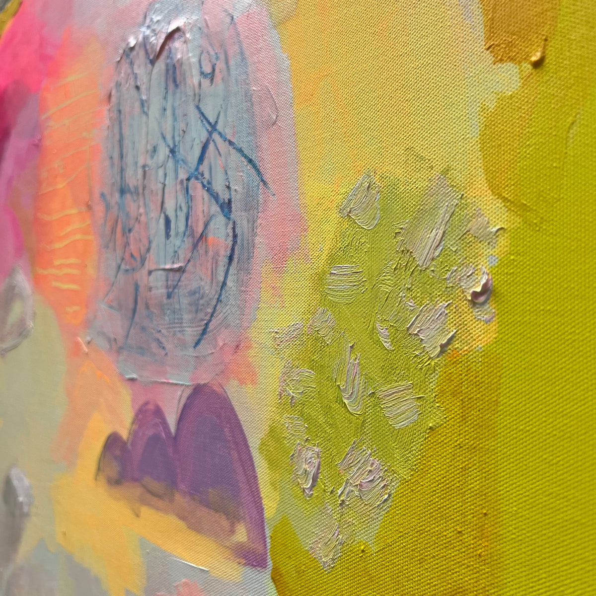 Summer Sorbet: 1   82cm x 82cm