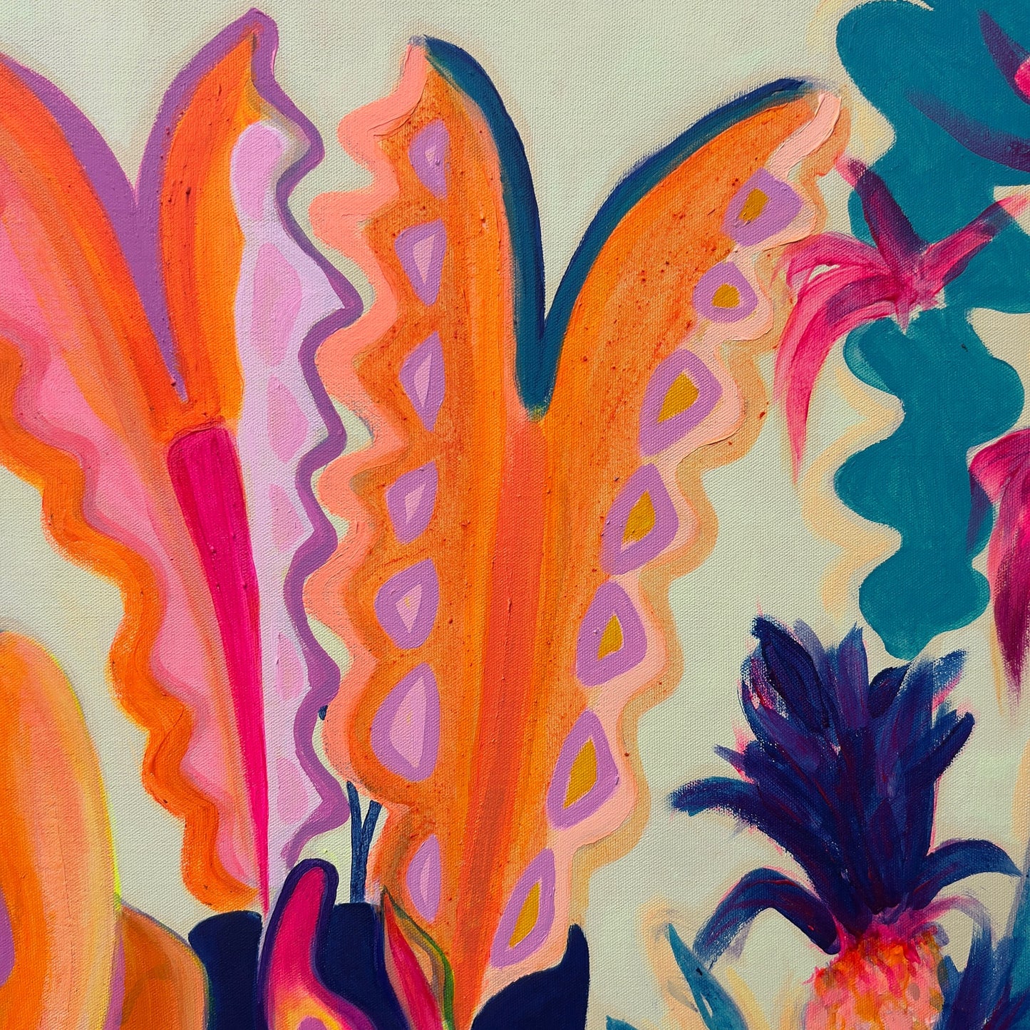 Alocasia Study V artwork by Kathryn Sillince, featuring vibrant, detailed botanical illustration on high-quality paper.