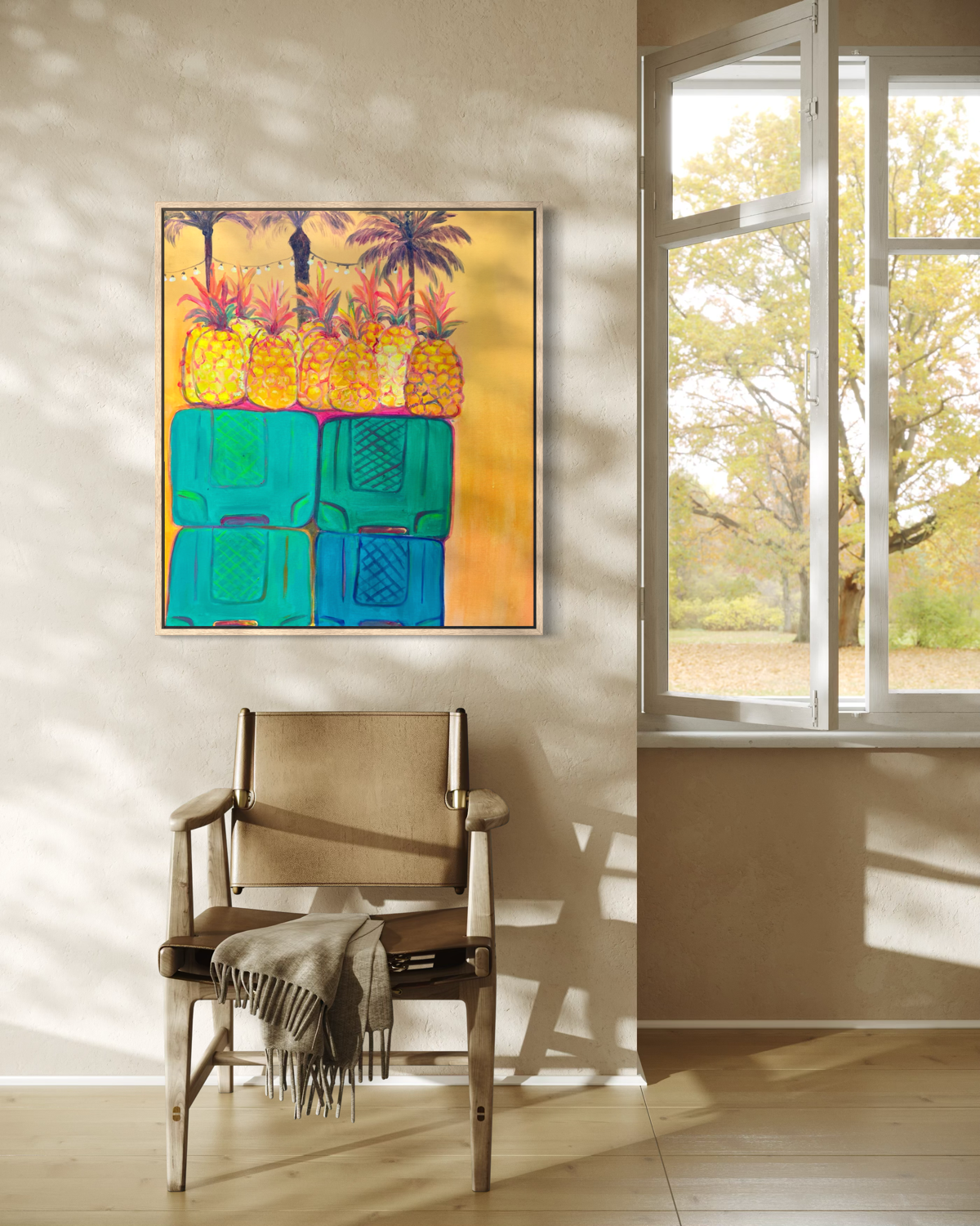 Ananas of Marsxallok Market print - Kathryn Sillince Artist