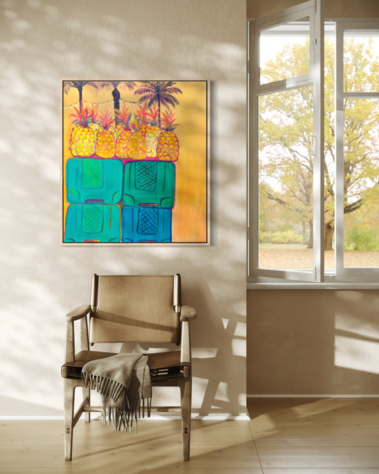 Ananas of Marsxallok Market print - Kathryn Sillince Artist