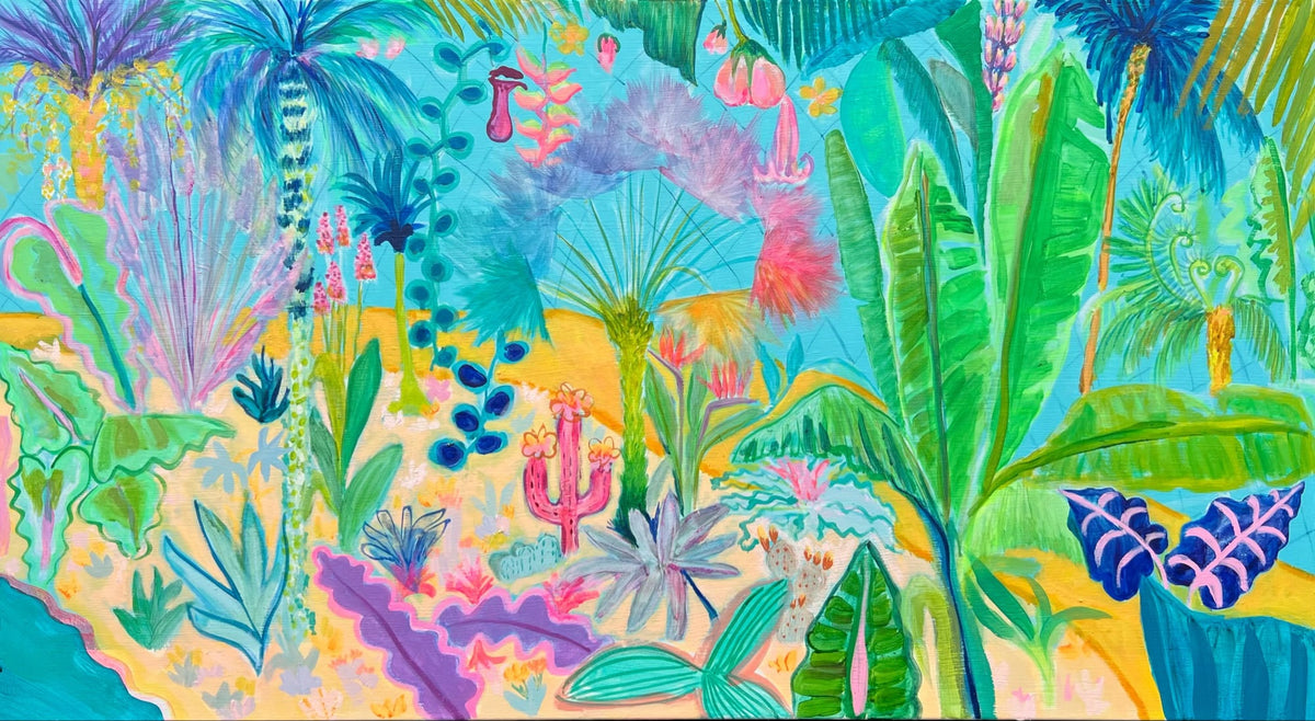 The Path Into The Canopy   102cm x 56cm