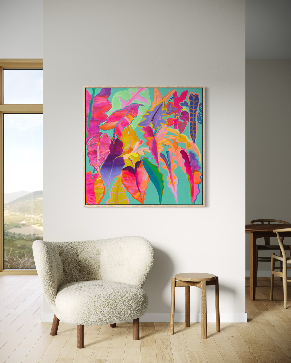 ‘Rainbow Alocasias’ print - Kathryn Sillince Artist