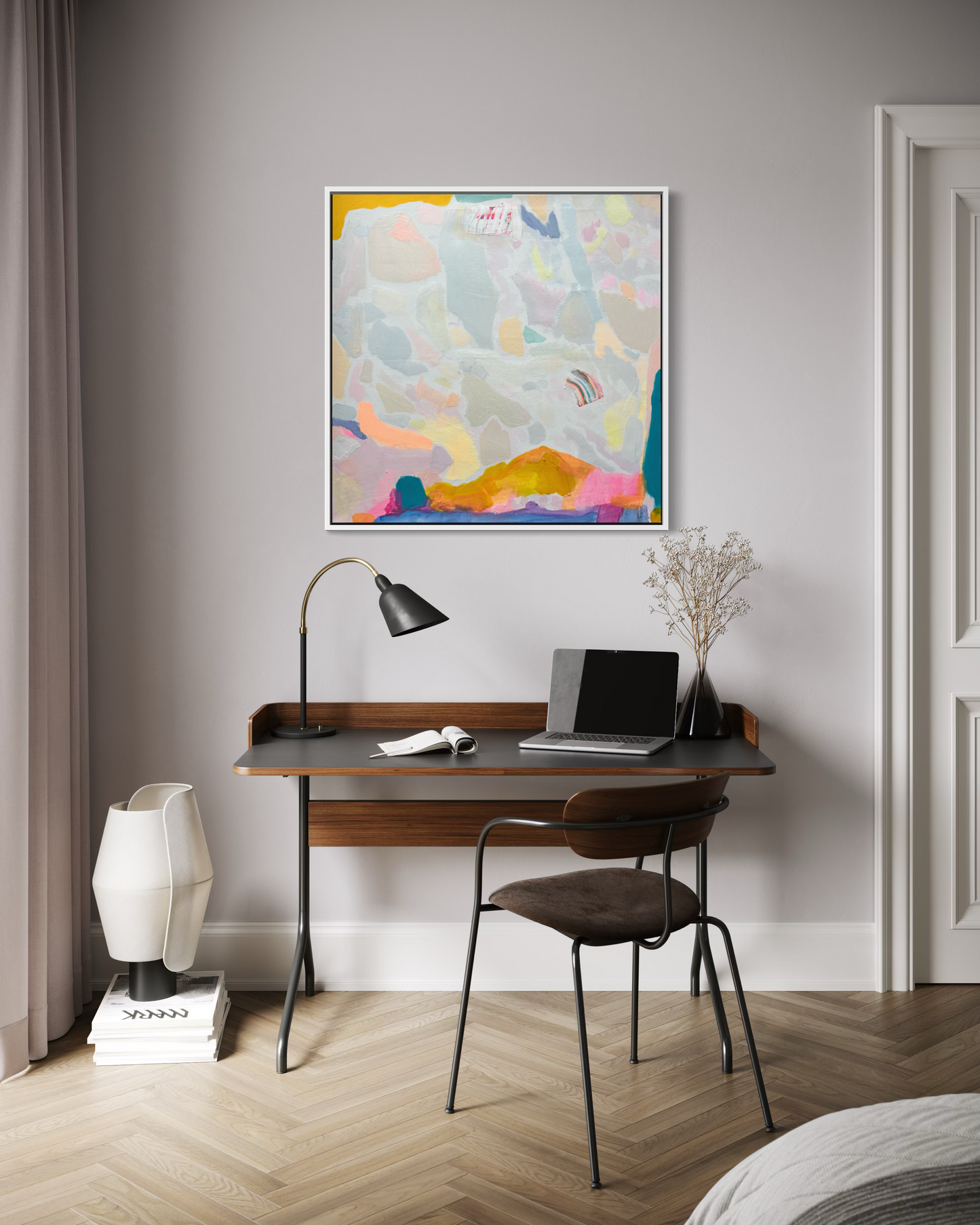 Summer Sorbet: 2   80cm x 80cm