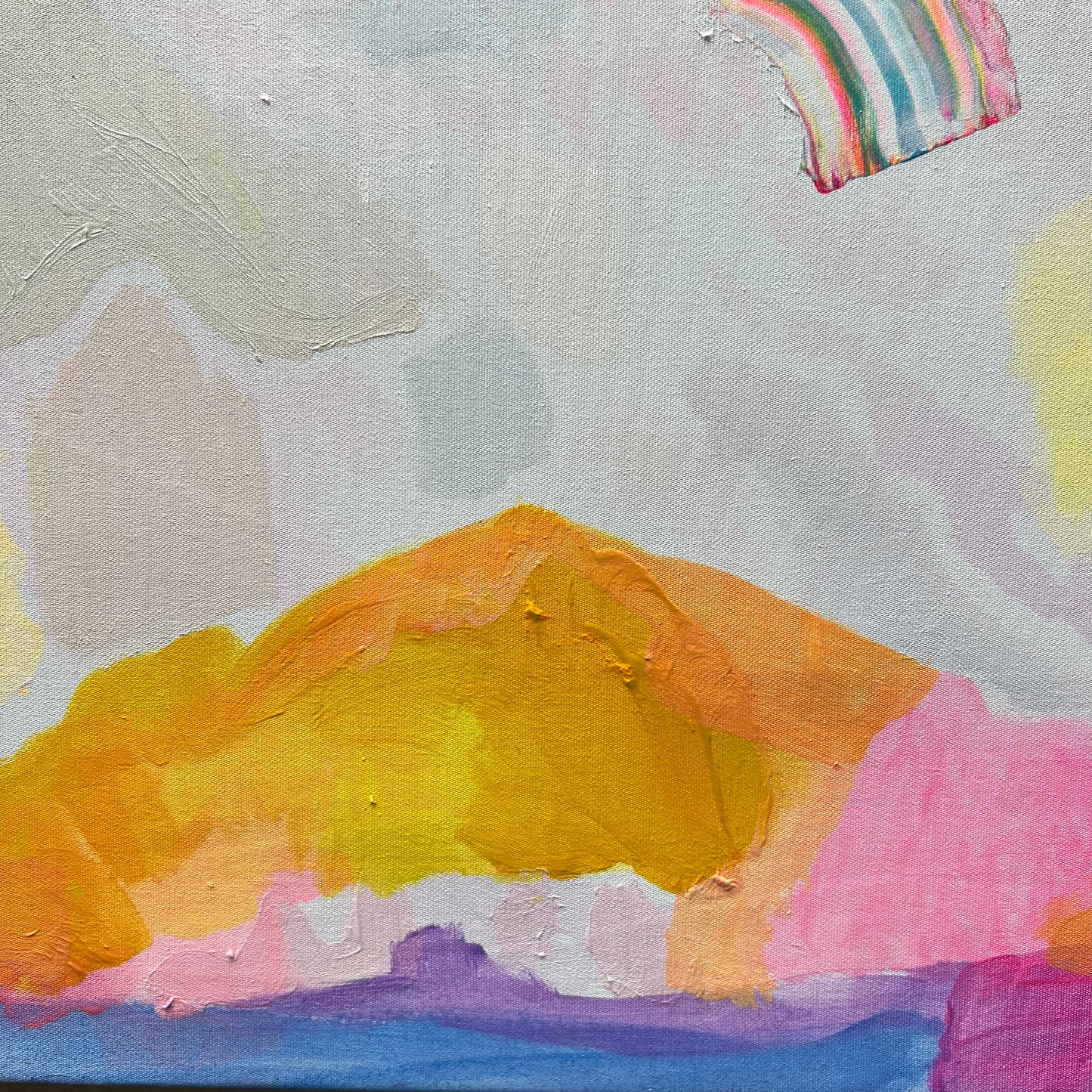 Summer Sorbet: 2   80cm x 80cm