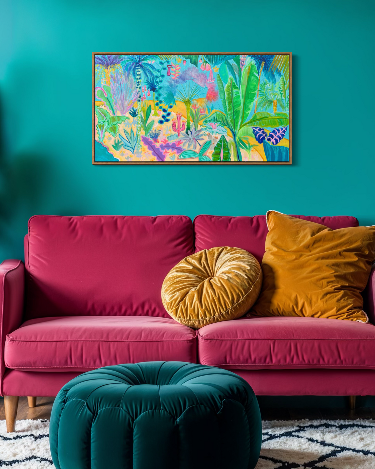 The Path Into The Canopy   102cm x 56cm