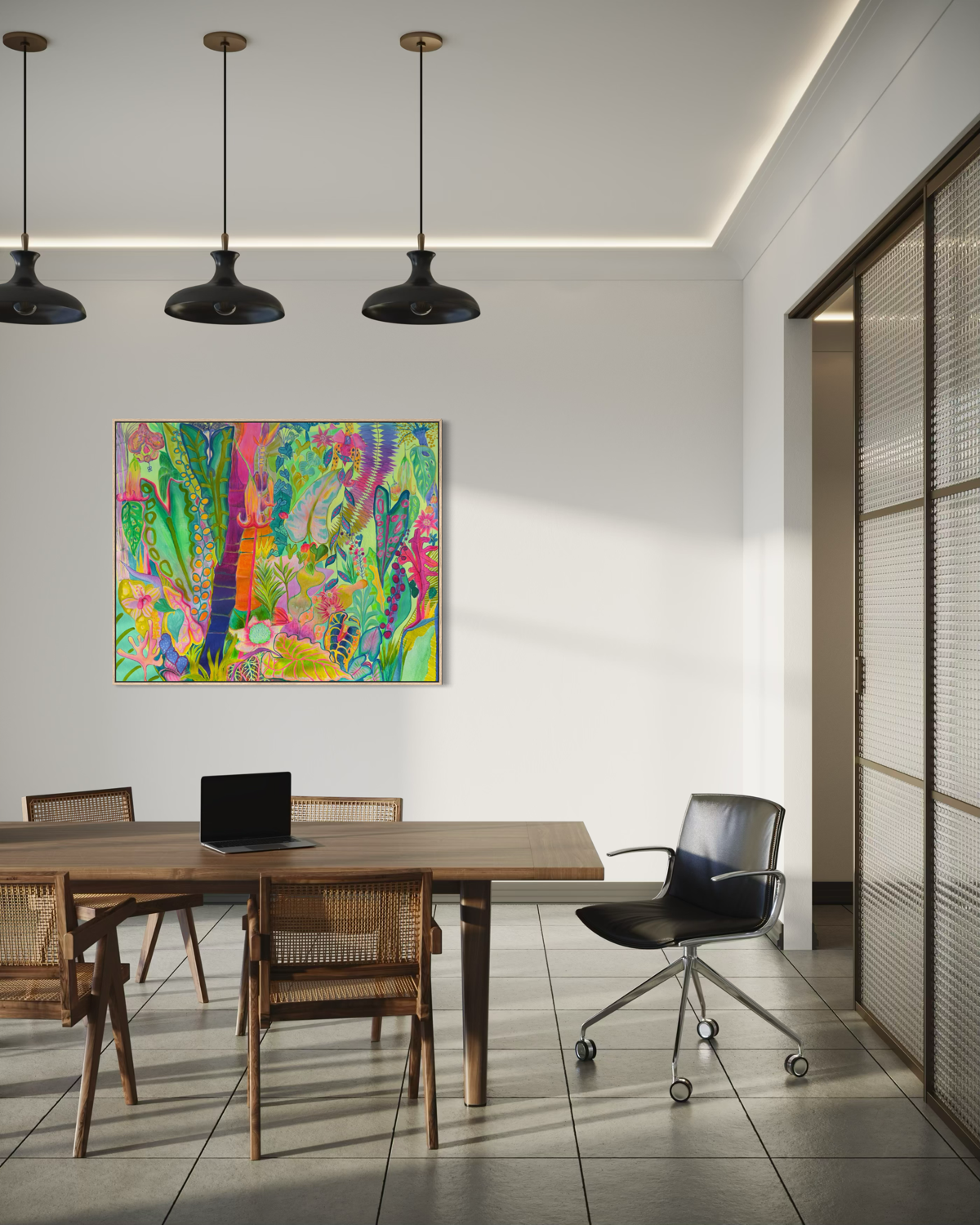 ‘Equatorial Goldenhour’ 122cm x 153cm - Kathryn Sillince Artist