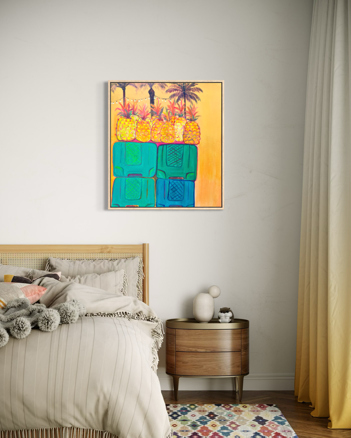 Ananas of Marsxallok Market print - Kathryn Sillince Artist