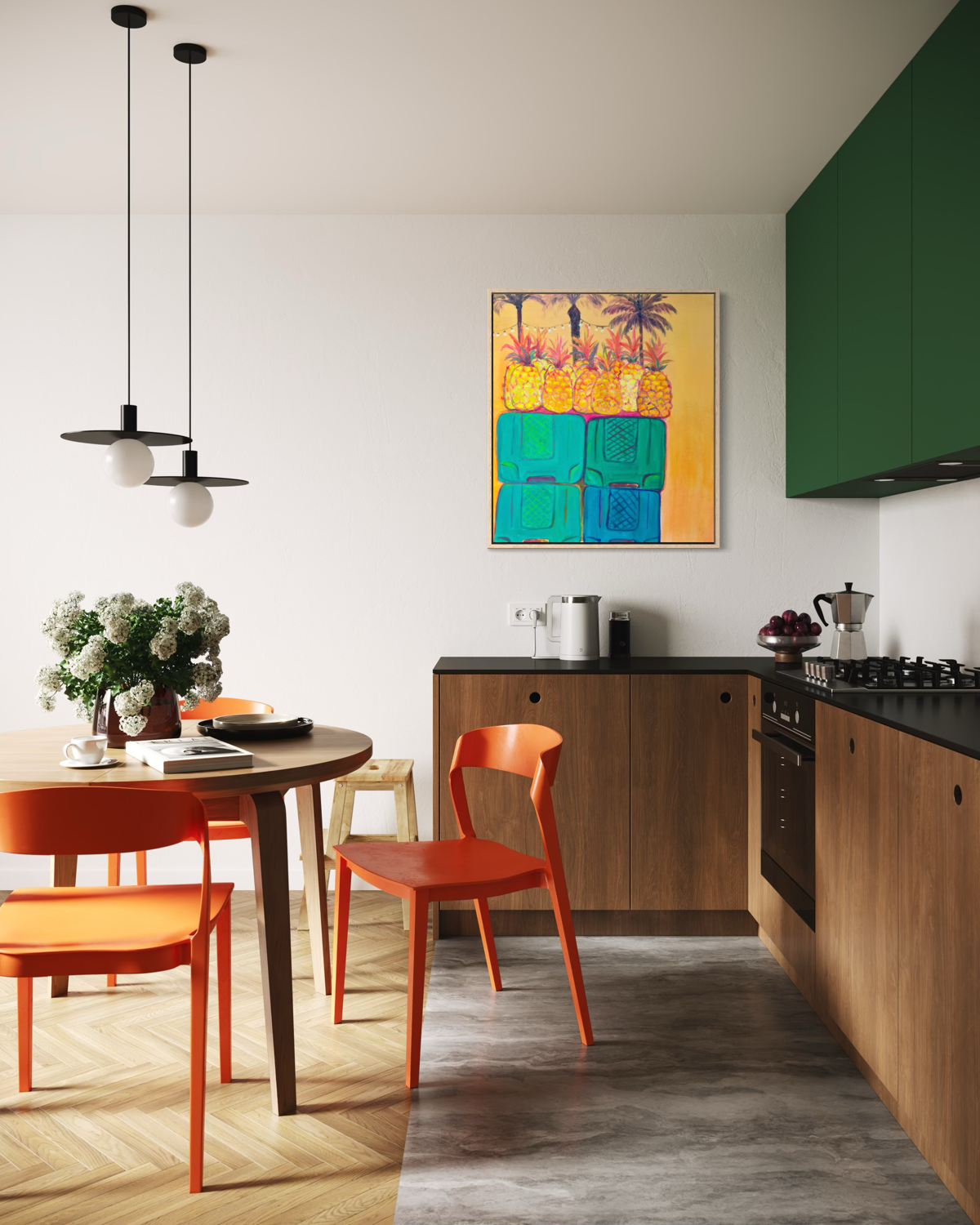 Ananas of Marsxallok Market print - Kathryn Sillince Artist