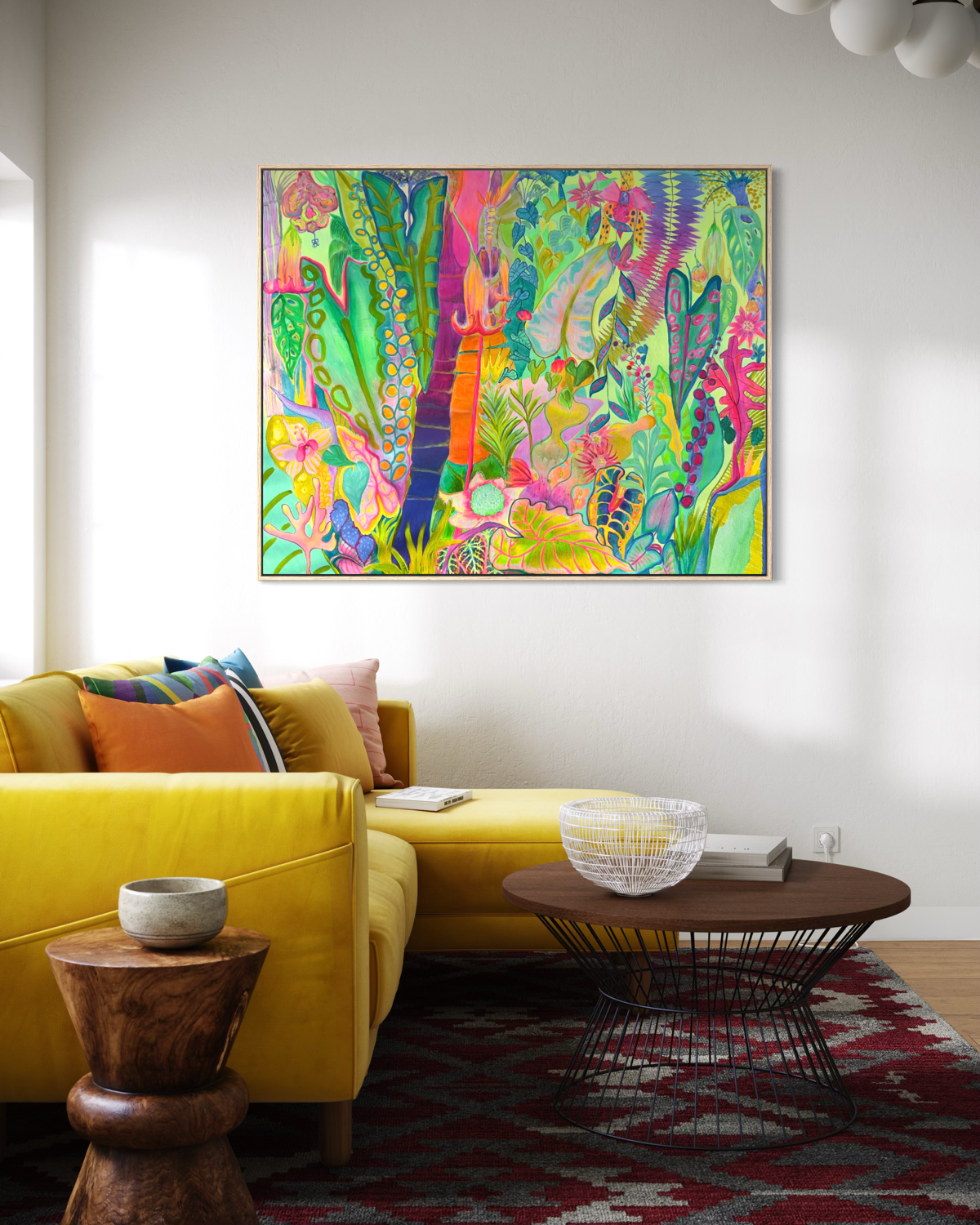 ‘Equatorial Goldenhour’ 122cm x 153cm - Kathryn Sillince Artist