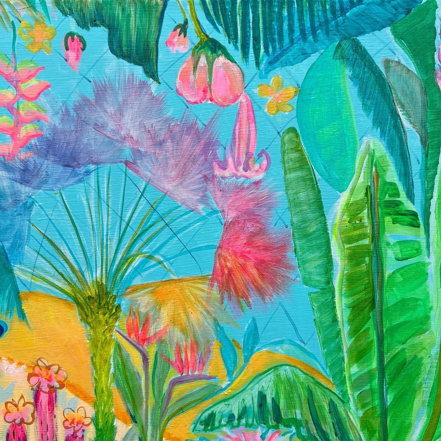 The Path Into The Canopy   102cm x 56cm