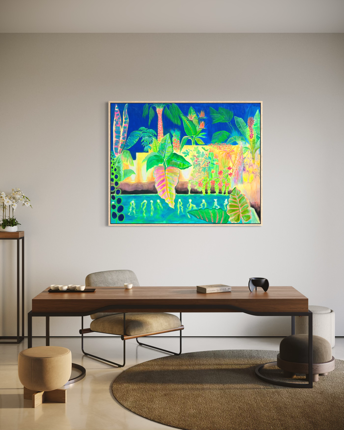 ‘Nightfall Glowpool’ 122cm x 153cm - Kathryn Sillince Artist