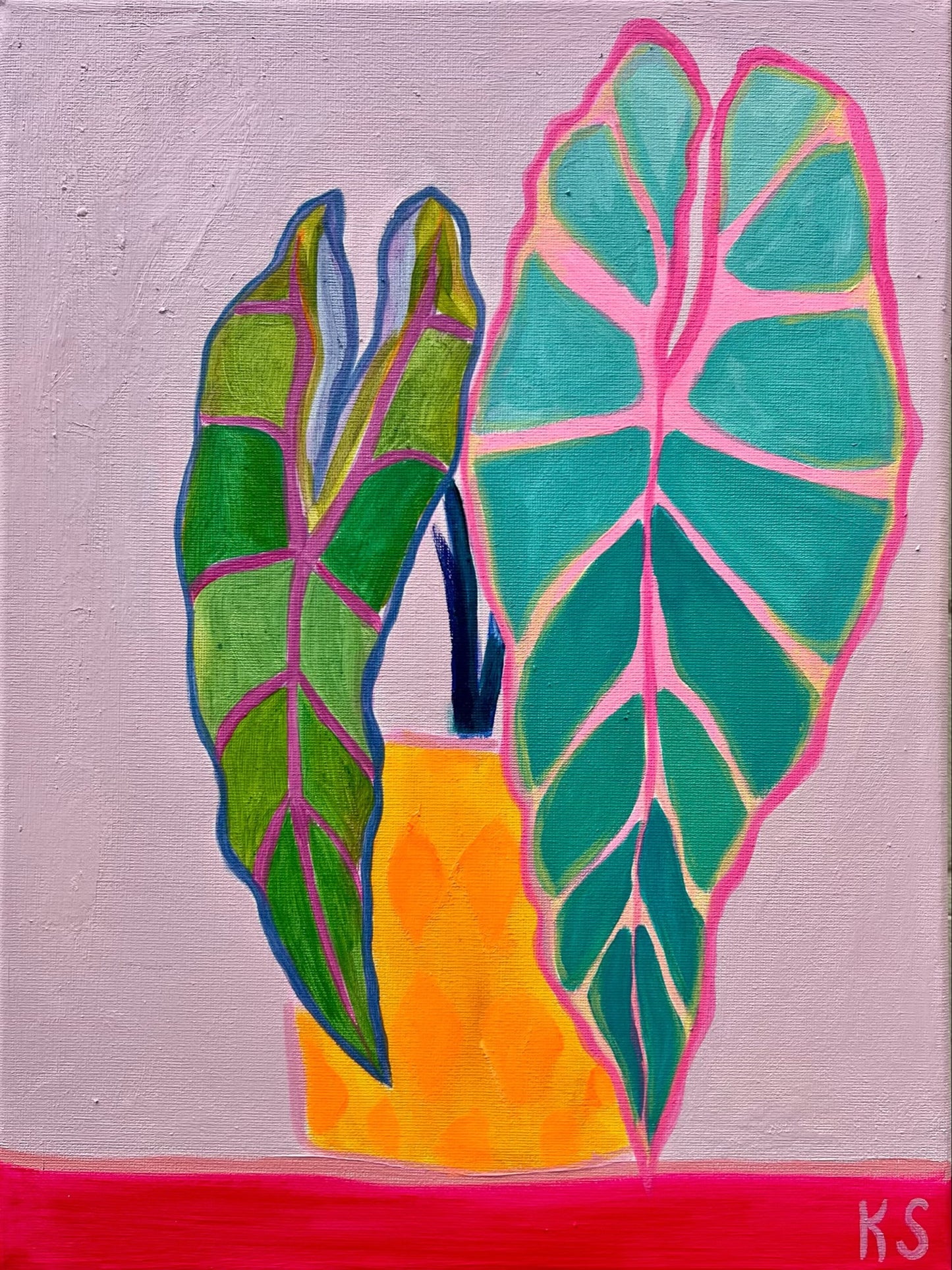 Living My Best Leaf: 1   30cm x 40cm