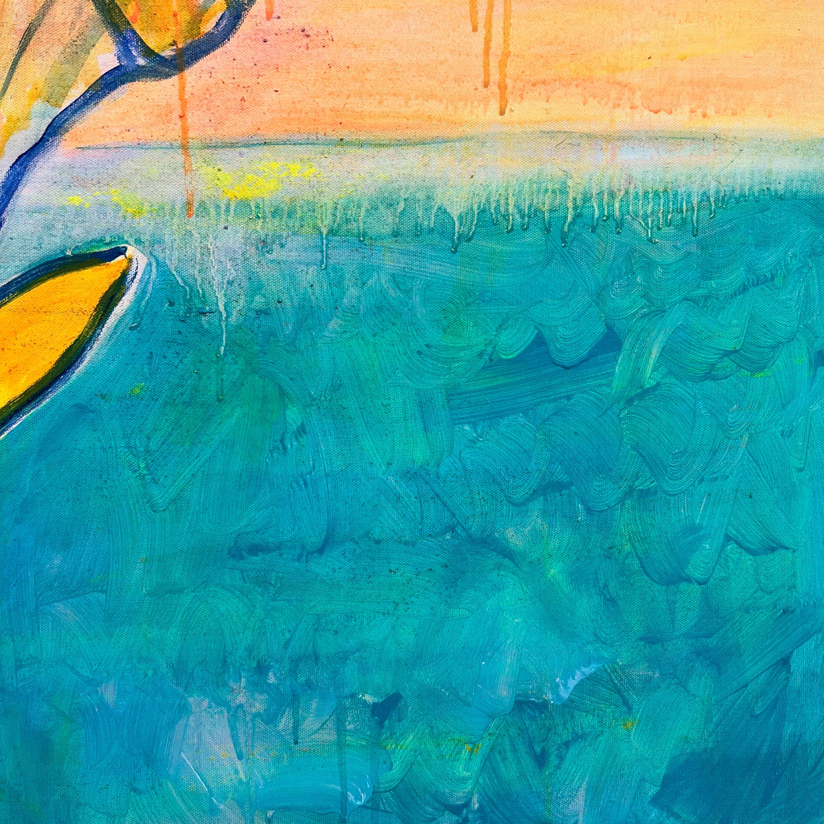 Between Sun And Sea  123cm x 123cm