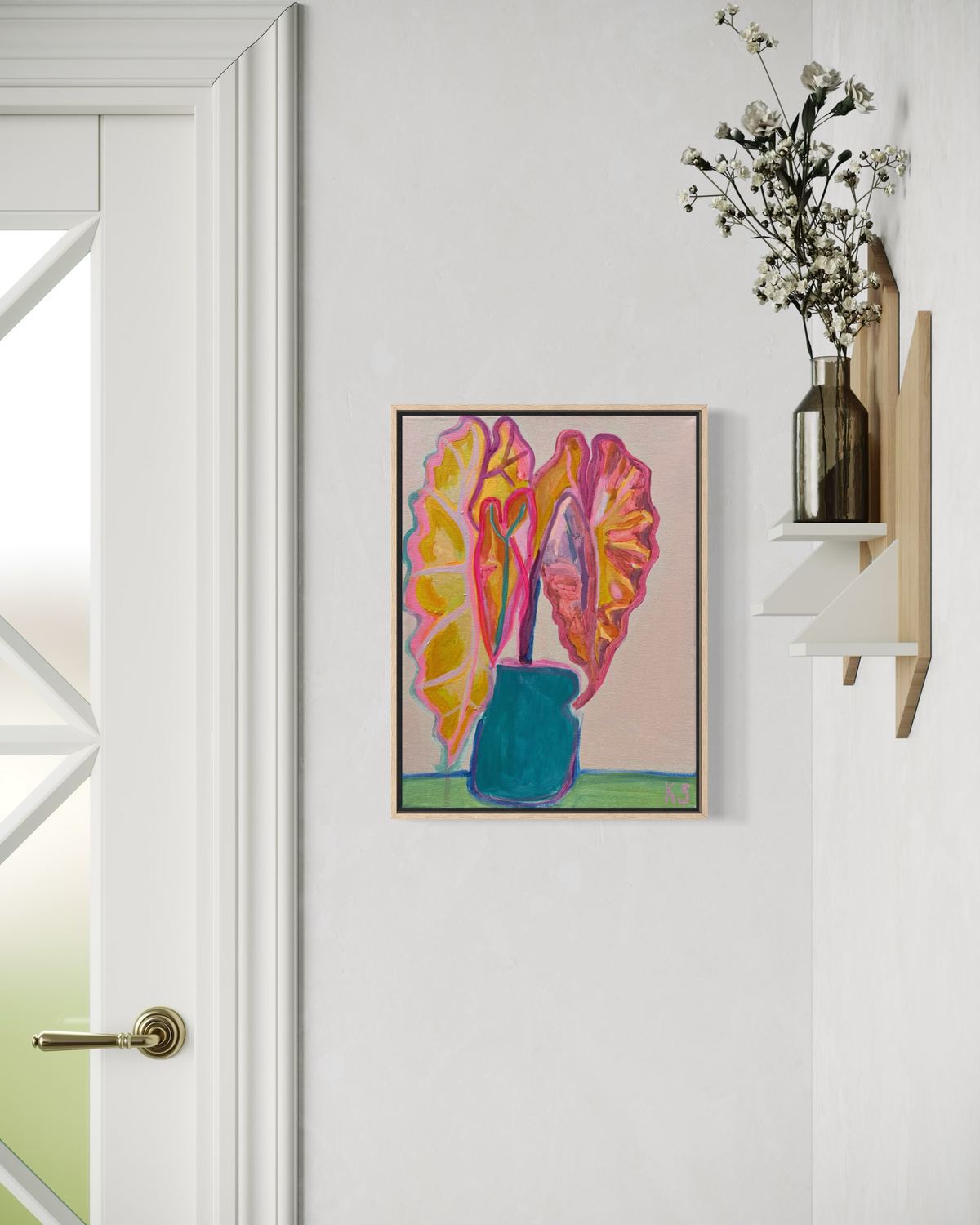 Living My Best Leaf: 4    30cm x 40cm