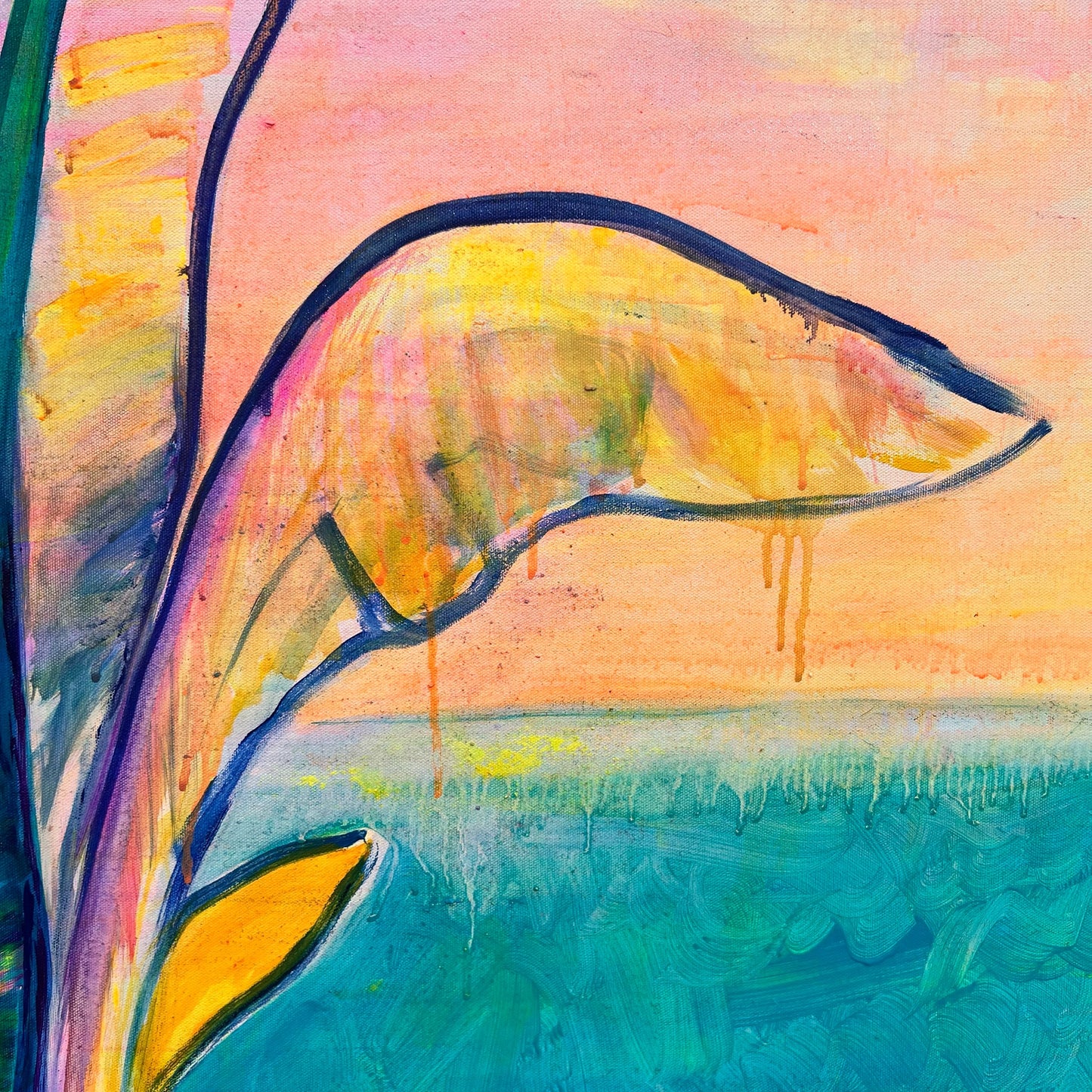 Between Sun And Sea  123cm x 123cm