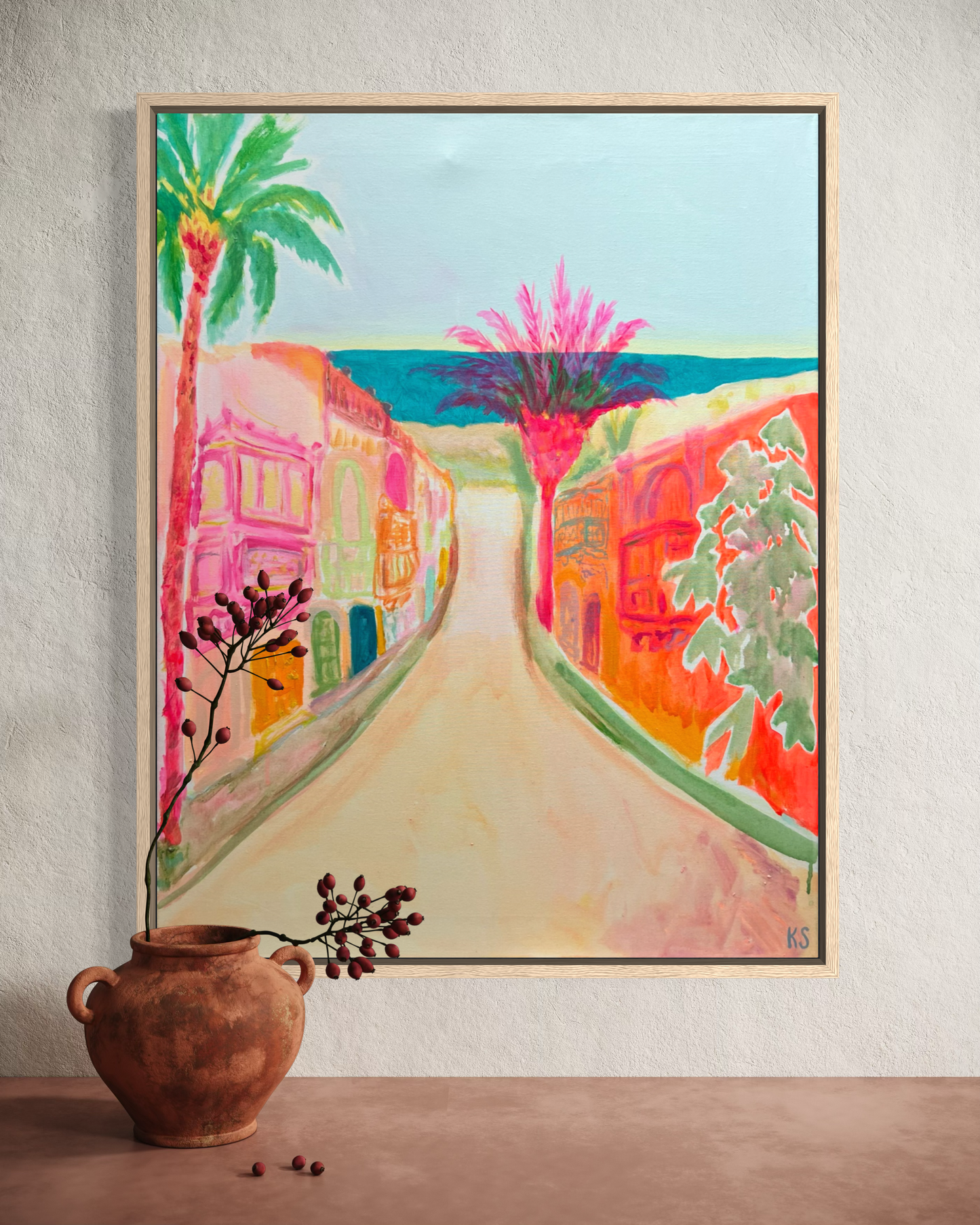 Rainbow Gallariji And Warm Sea Breezes 56cm x 72cm