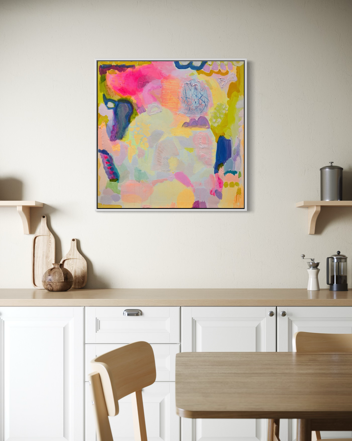 Summer Sorbet: 1   82cm x 82cm