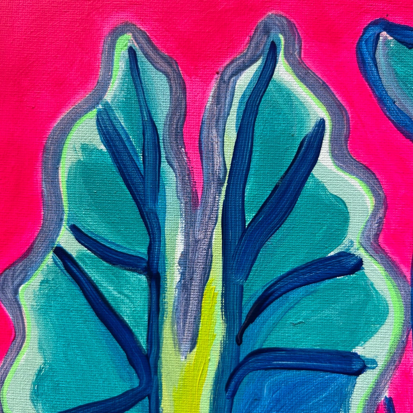 Living My Best Leaf: 2   30cm x 40cm