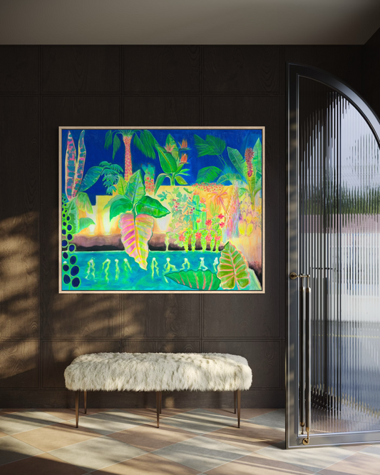‘Nightfall Glowpool’ 122cm x 153cm - Kathryn Sillince Artist