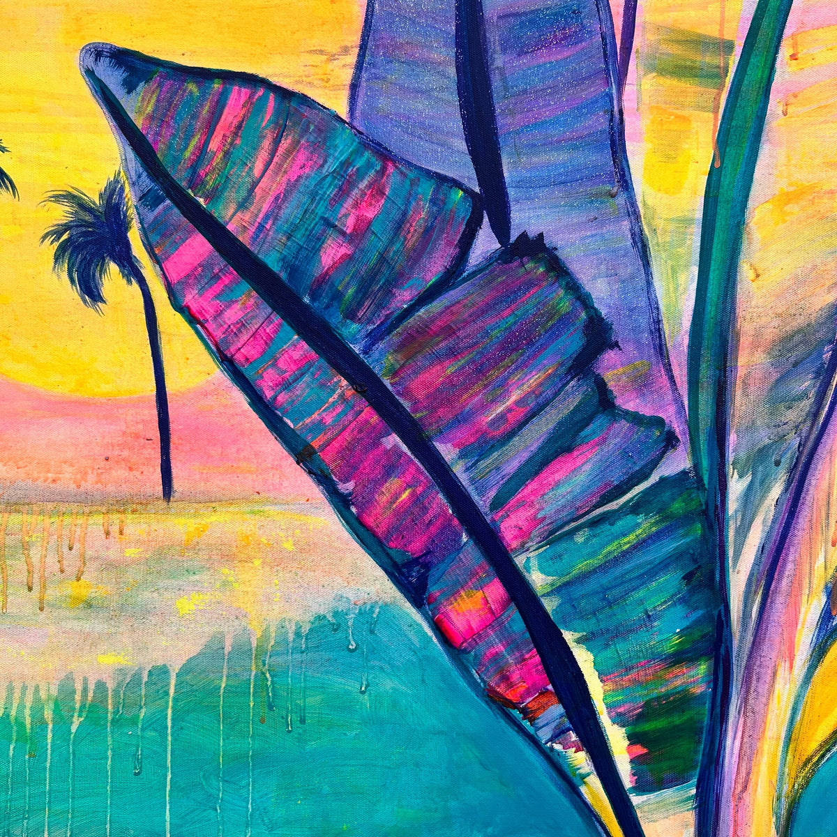 Between Sun And Sea  123cm x 123cm