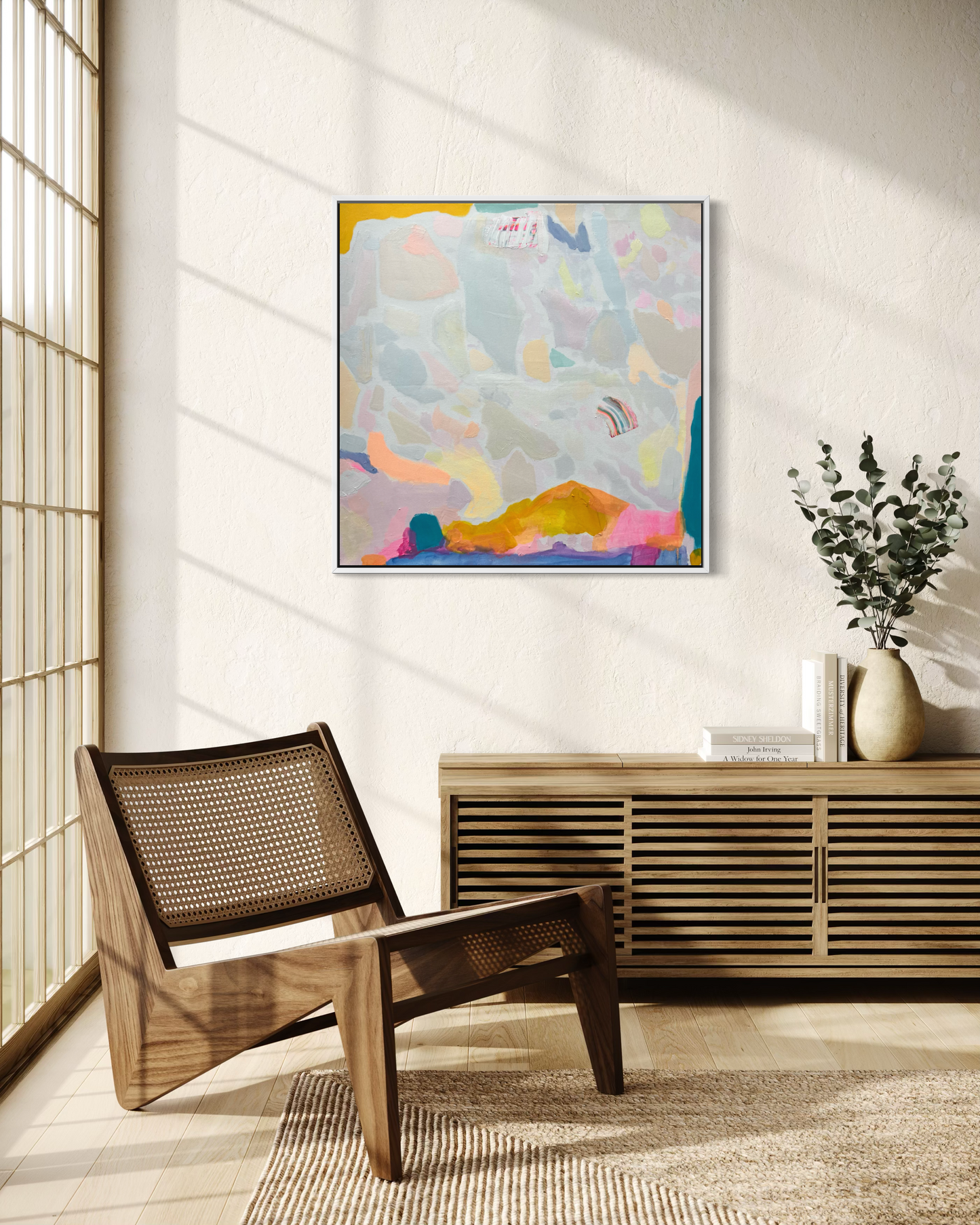 Summer Sorbet: 2   80cm x 80cm