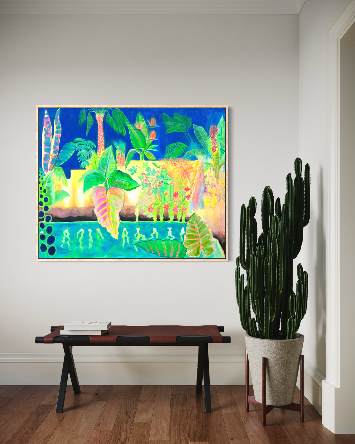 ‘Nightfall Glowpool’ 122cm x 153cm - Kathryn Sillince Artist