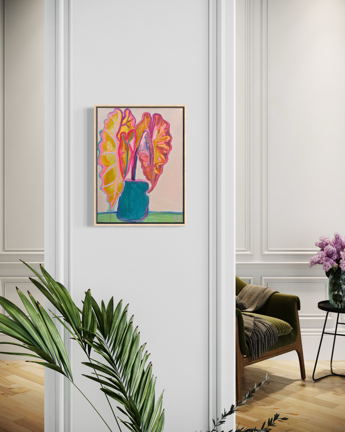 Living My Best Leaf: 4    30cm x 40cm