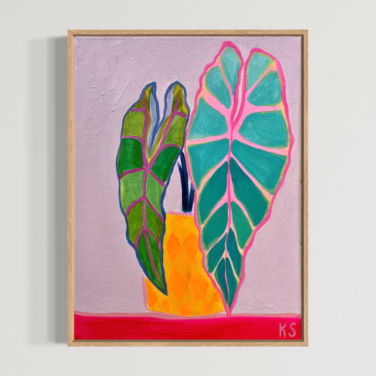 Living My Best Leaf: 1   30cm x 40cm