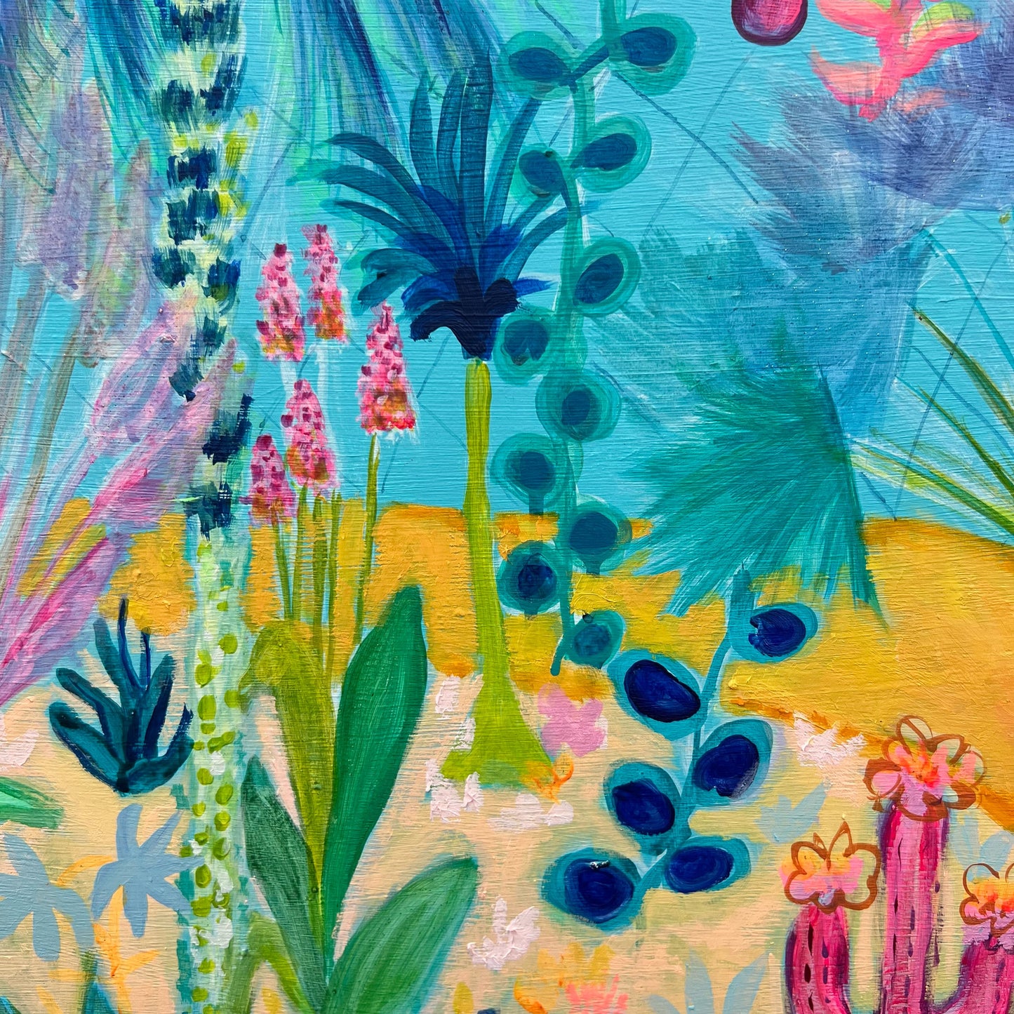The Path Into The Canopy   102cm x 56cm