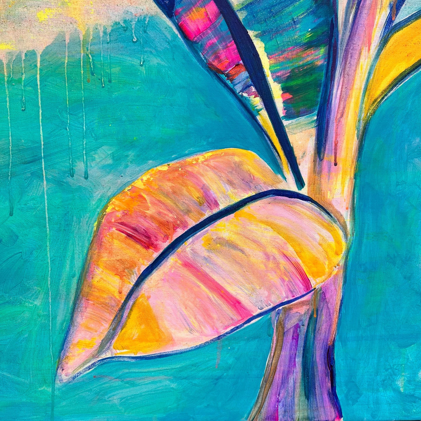 Between Sun And Sea  123cm x 123cm