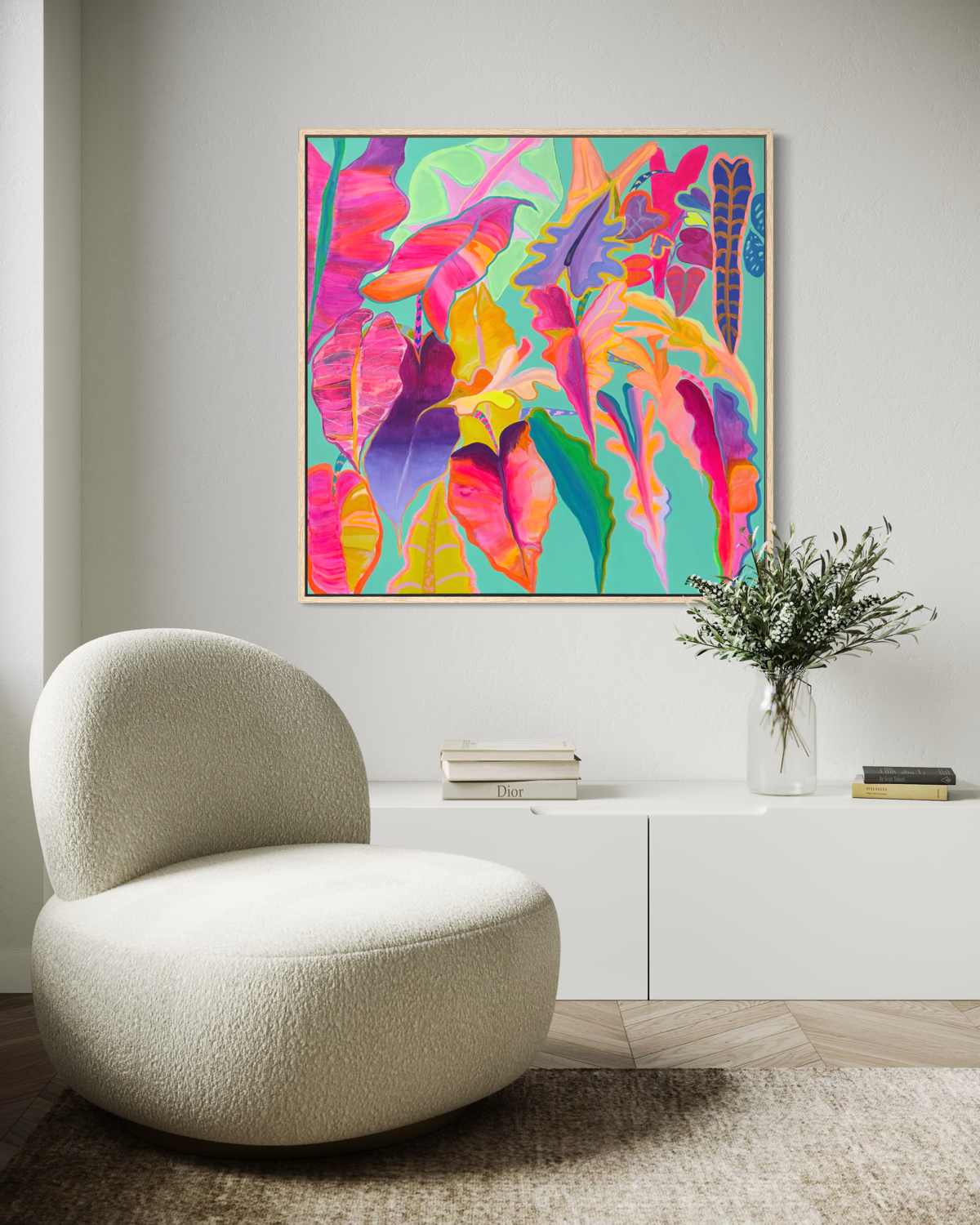 ‘Rainbow Alocasias’ print - Kathryn Sillince Artist