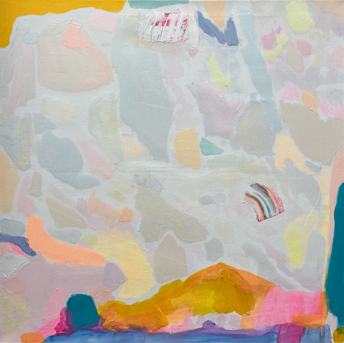 Summer Sorbet: 2   80cm x 80cm