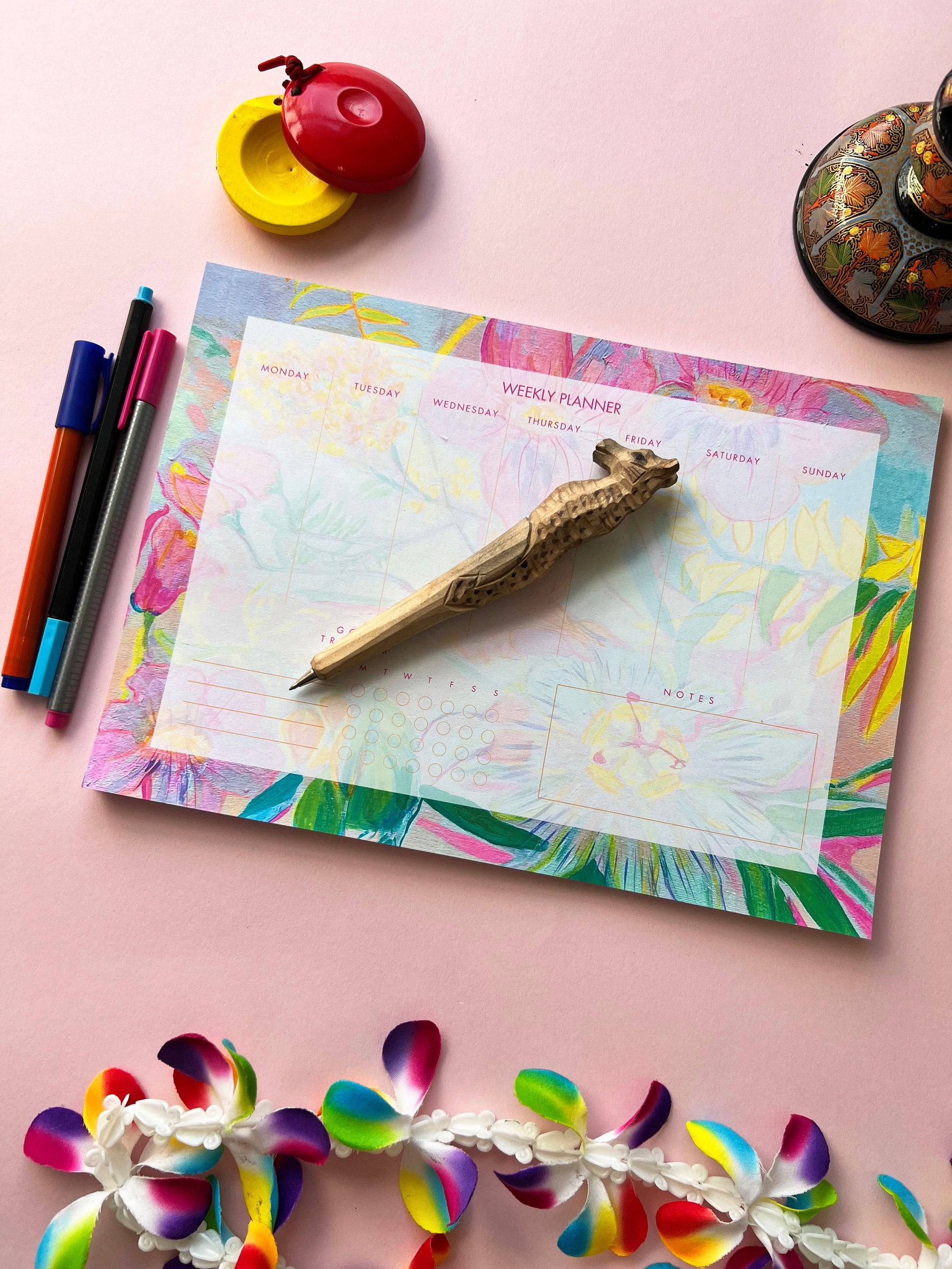 A4 Weekly Planner Pad - Kathryn Sillince Artist